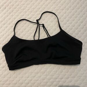 ALO SET Black Strappy Women’s Bralette - Classic Comfort and 5” shorts
